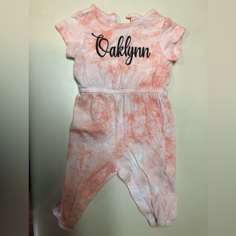 Personalized ‘Oaklynn’ one piece outfit
